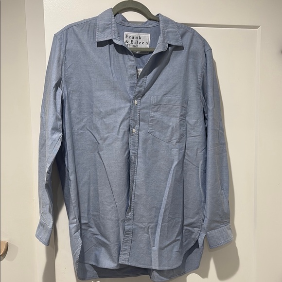 NWOT Frank & Eileen Joedy Boyfriend Button-Up Shirt size L - Picture 1 of 6